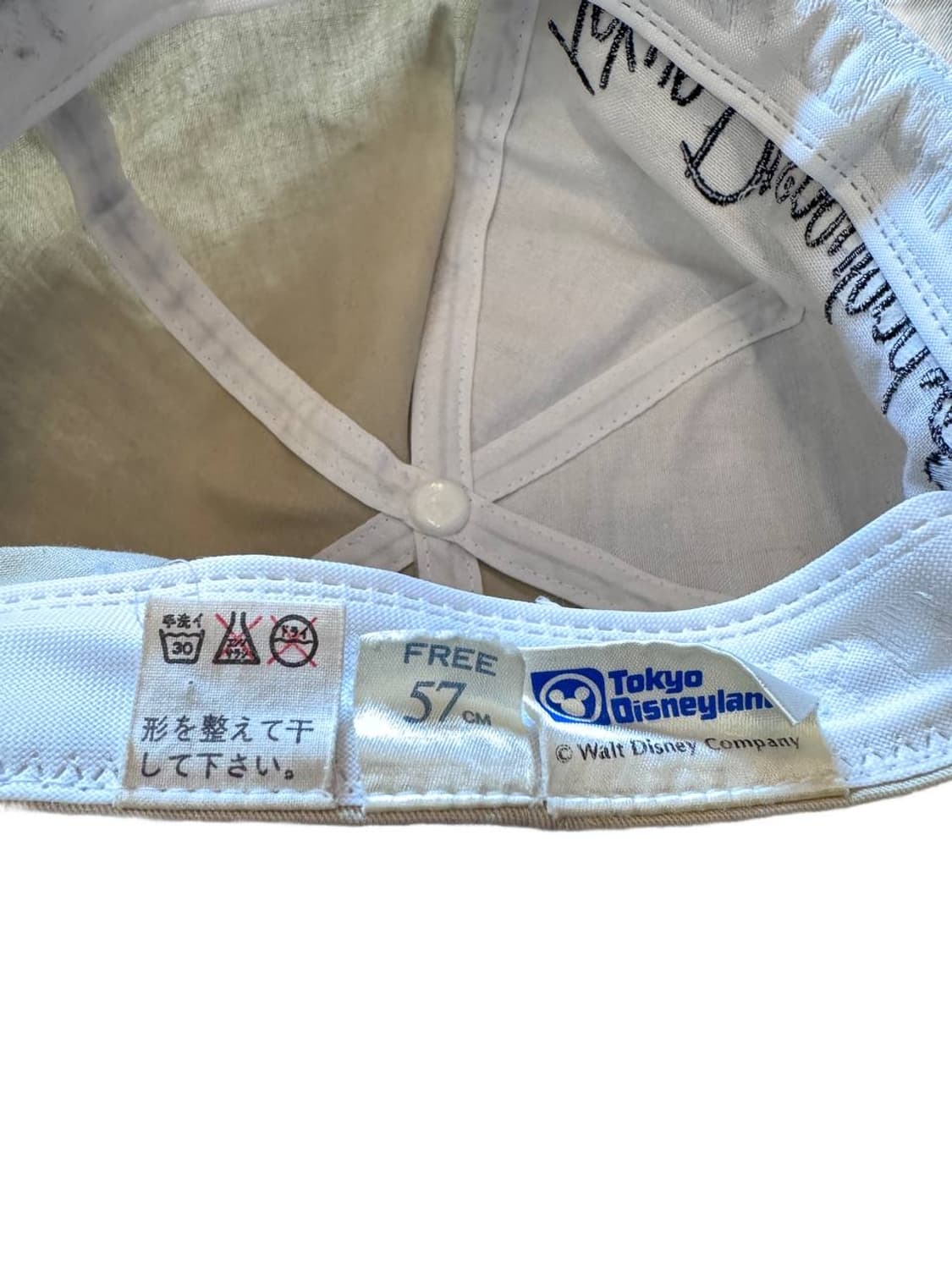 90s Tokyo Disneyland 6 pannel cap 상품이미지4