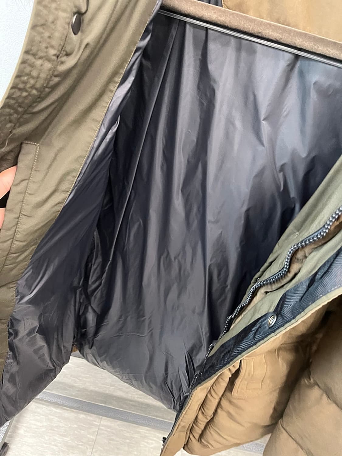 105-110) 인터매조 라쿤퍼 하프다운  상품이미지7