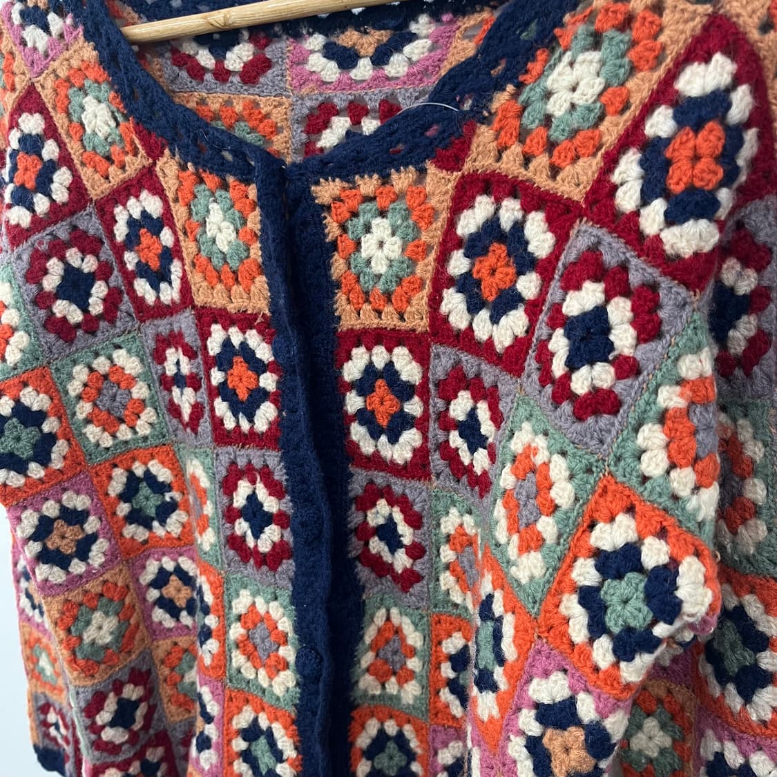 빈티지 모티브 뜨개 가디건 여m 상품이미지3