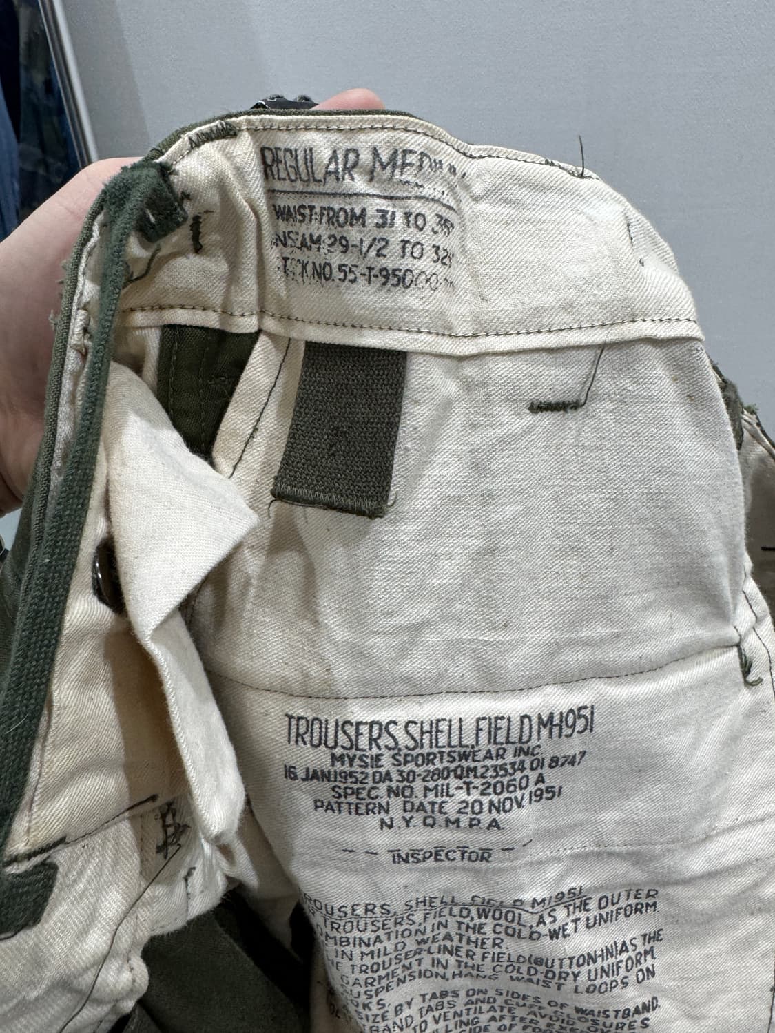 50s Us Army M51 카고 팬츠 (M-R) 상품이미지6