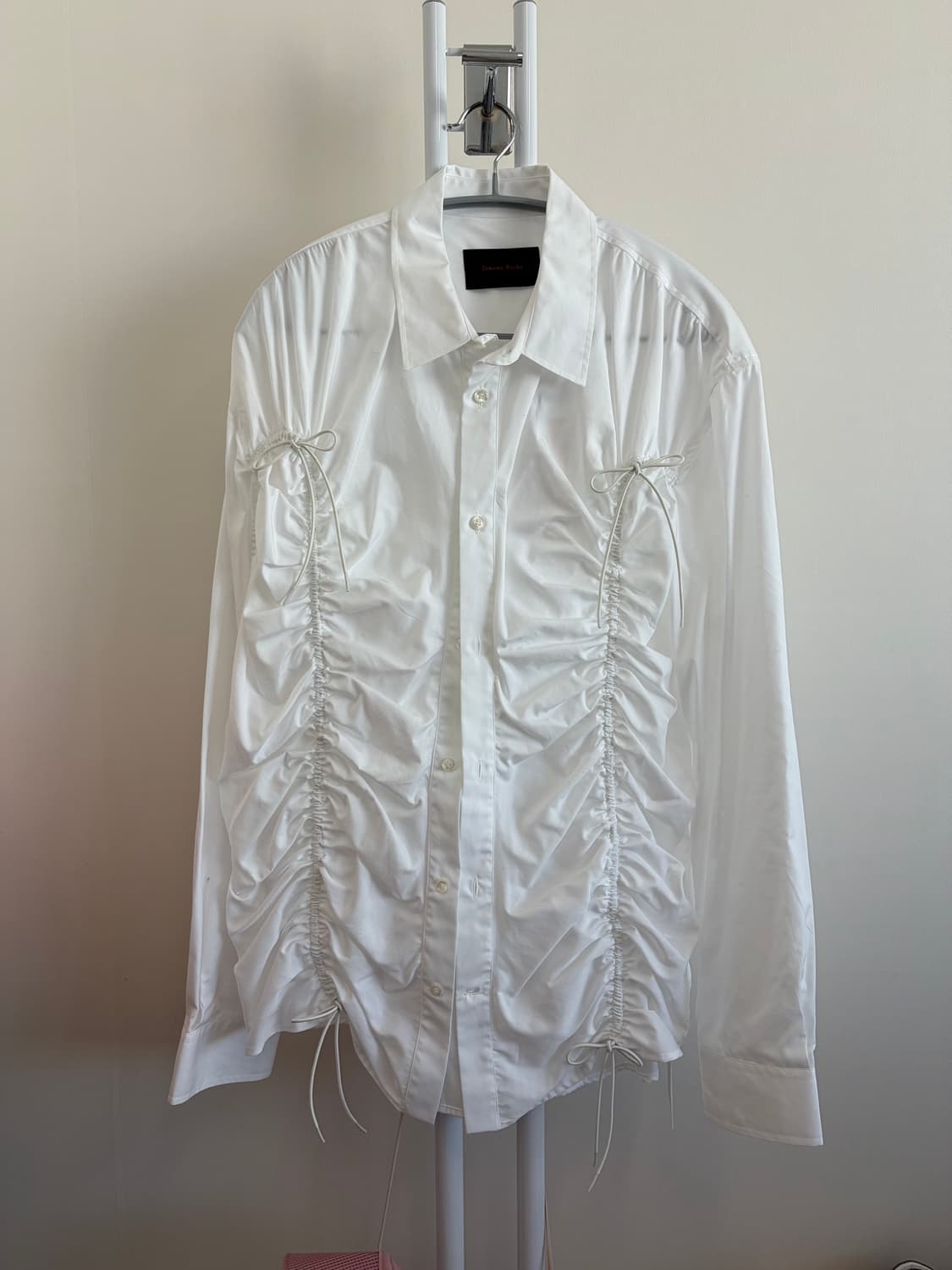 시몬로샤 (simone rocha) 화이트 코튼 셔츠 상품이미지1