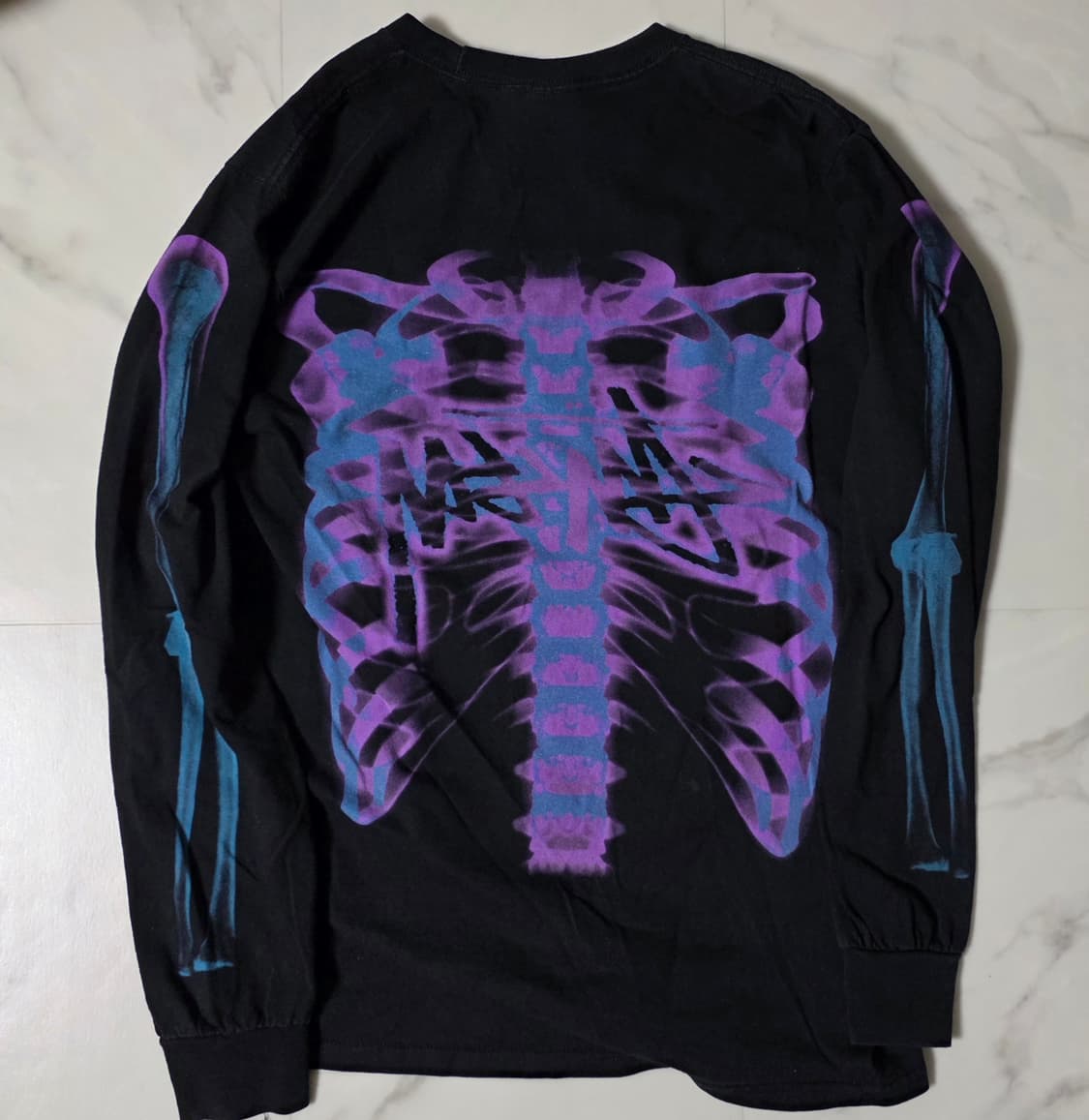 스투시 립 케이지 롱슬리브 블랙 M 상품이미지3