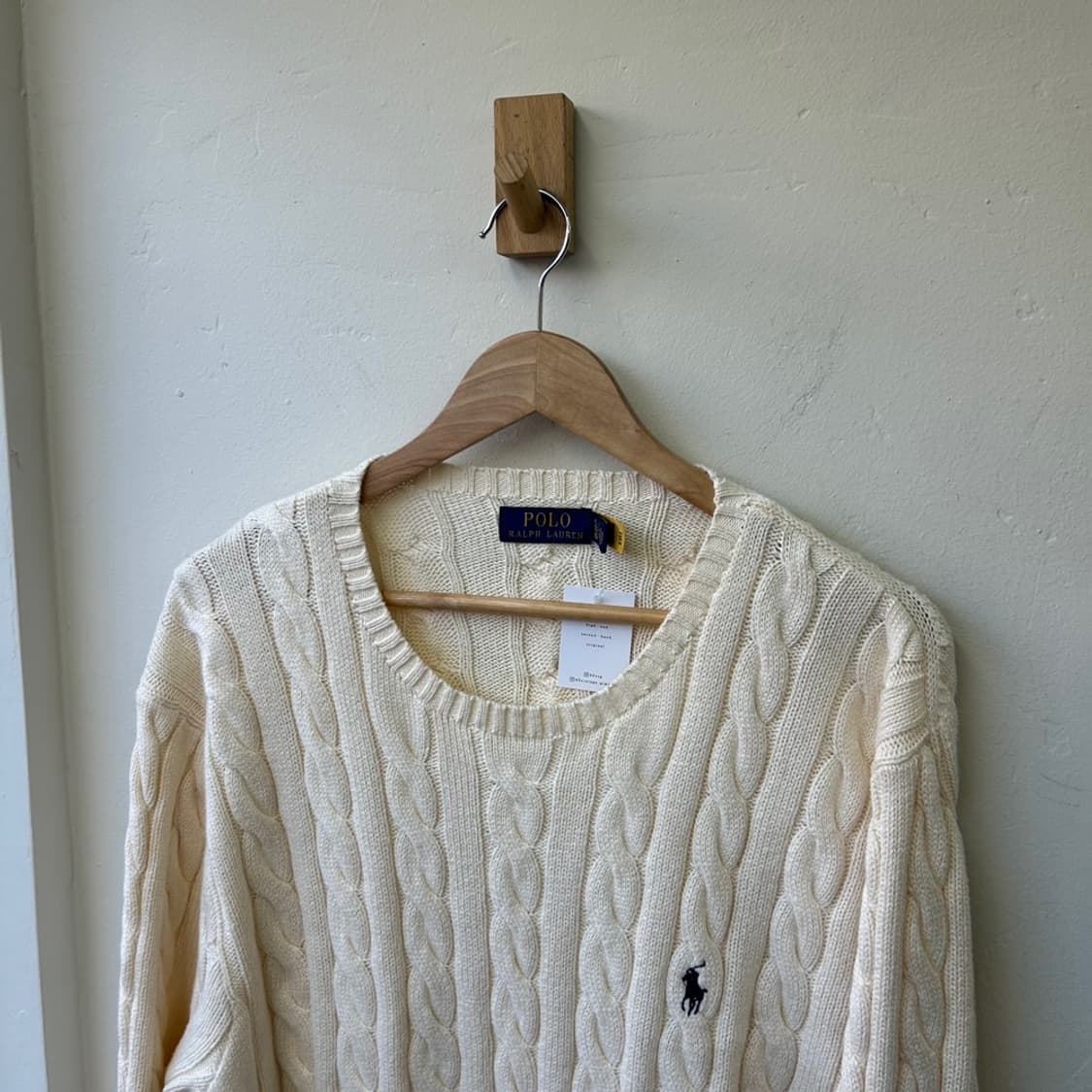 16080 - 폴로 랄프로렌 아이보리 케이블 니트 상품이미지1