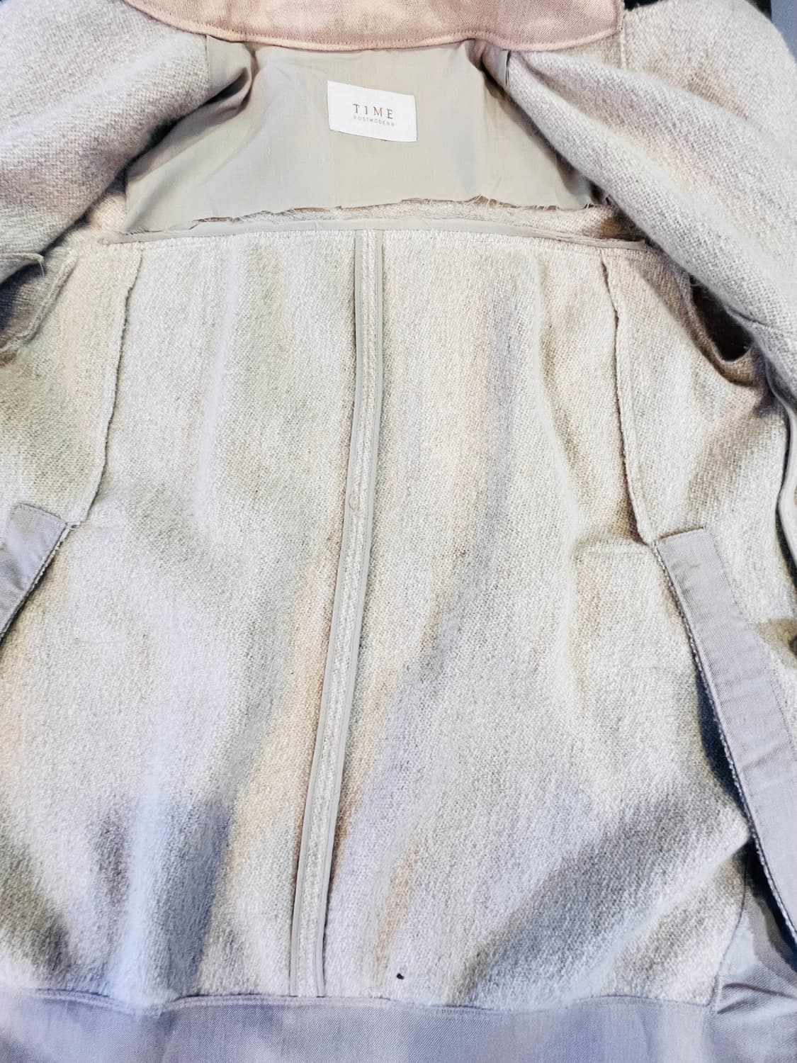 타임 앙고라 울 프린지 벨티드 자켓 상품이미지6