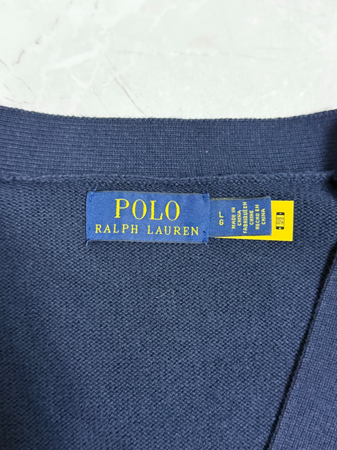 폴로 랄프로렌 코튼 가디건 (네이비) 상품이미지3