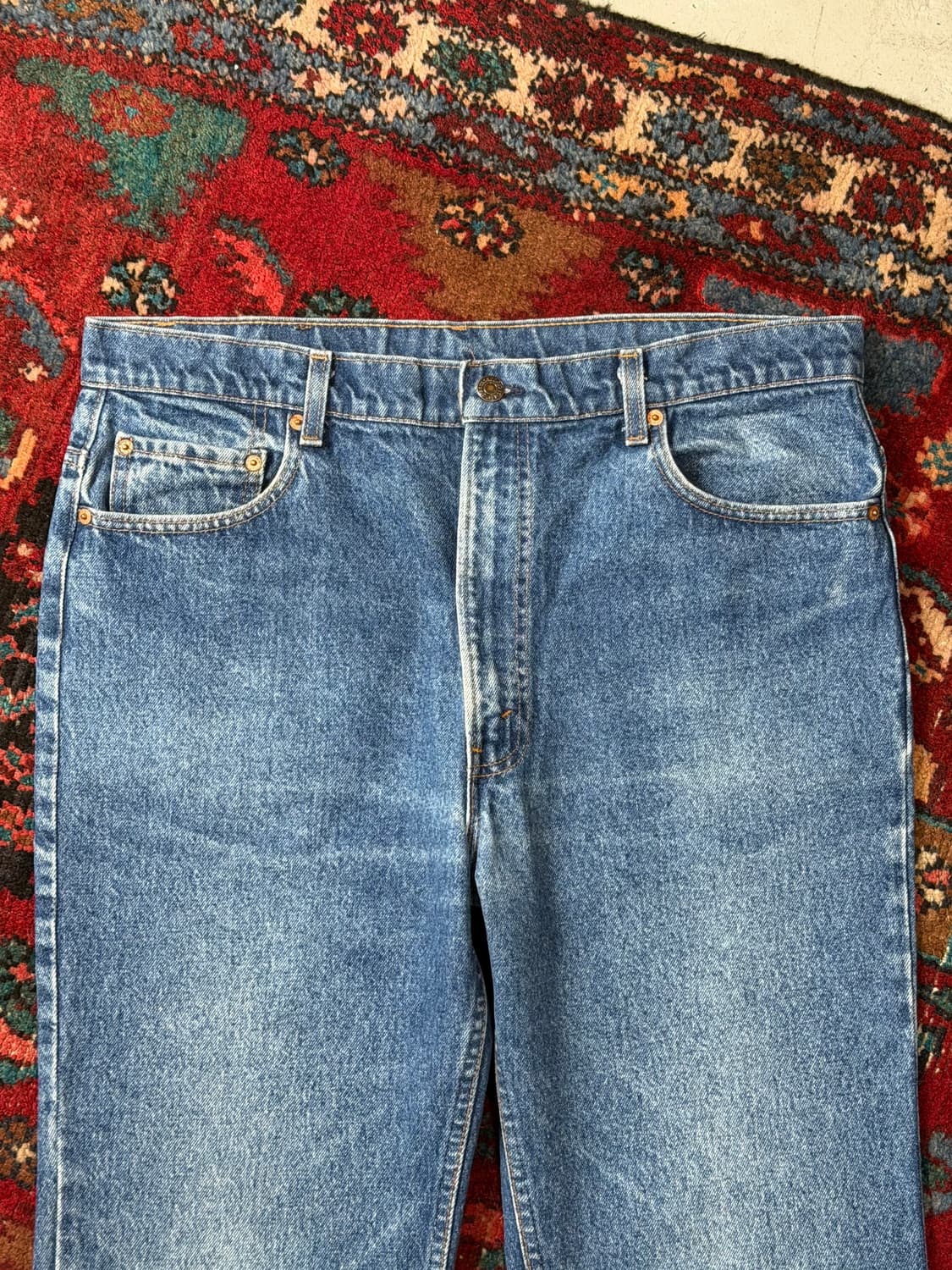 80’s USA 빈티지 리바이스 517 부츠컷 체인스티치 상품이미지5