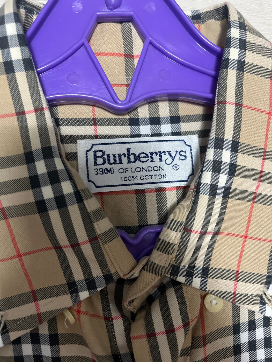 빈티지 버버리 셔츠 상품이미지2