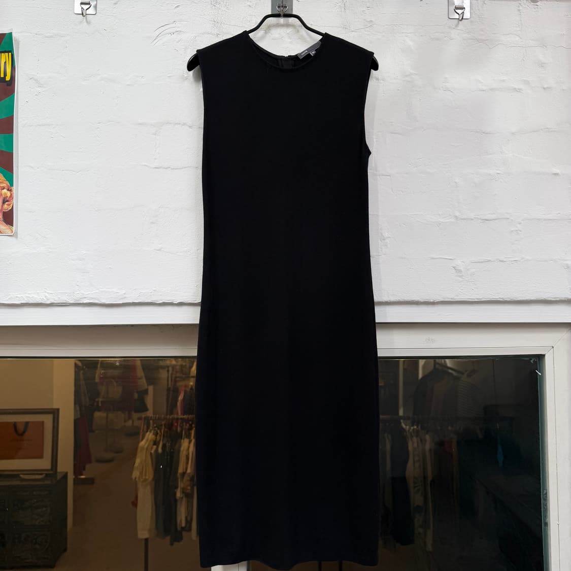 Vince 빈스 블랙 슬리브리스 비스코스 원피스 XS 상품이미지1