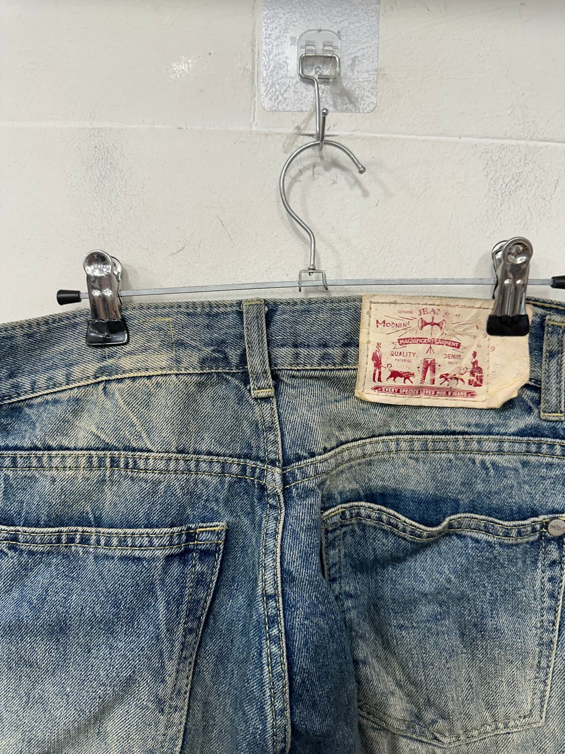mod 9 빈티지 와이드 데님 상품이미지4