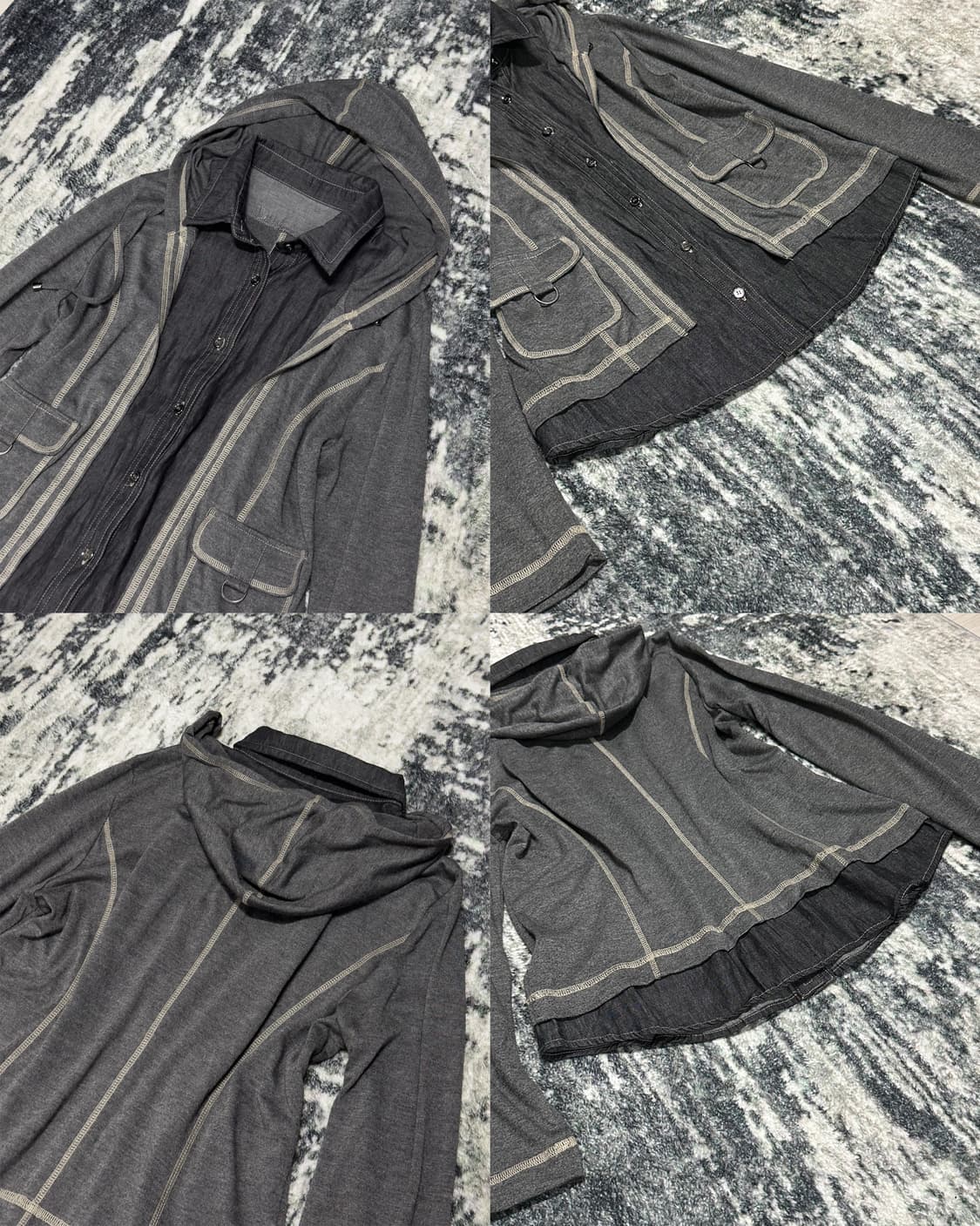 {UNKNOWN} Docking Shirt Hood Jacket   상품이미지5