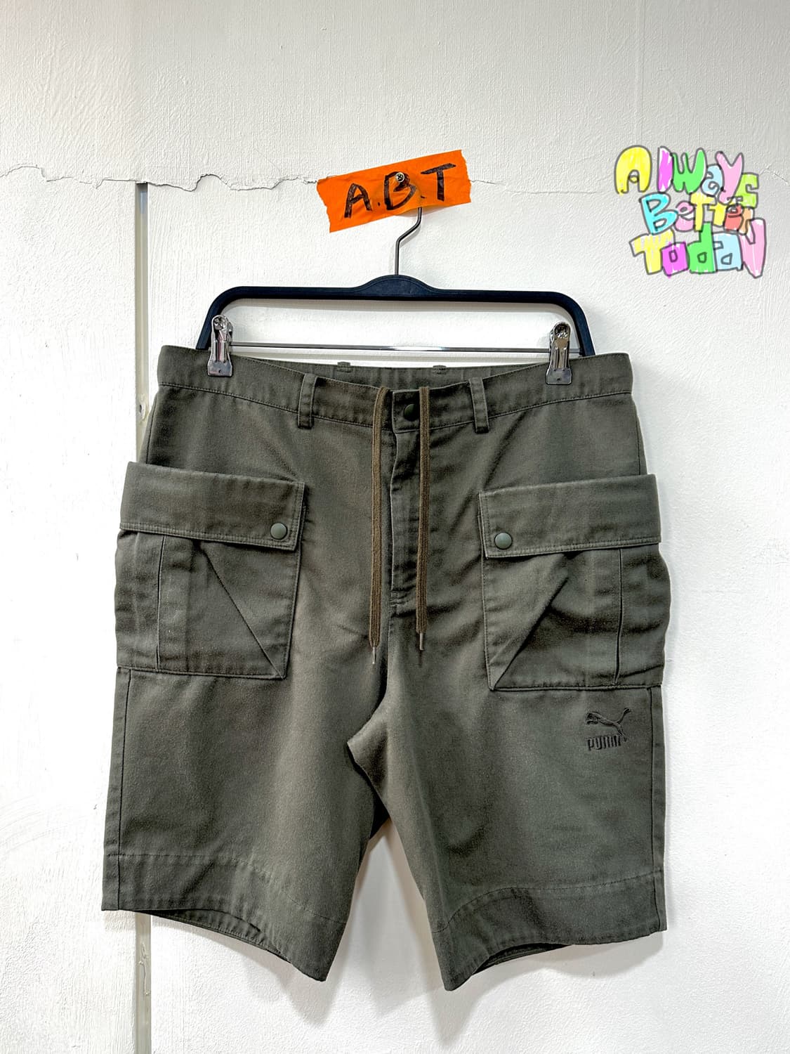 푸마 카고 투포켓 코튼 하프 팬츠 상품이미지1