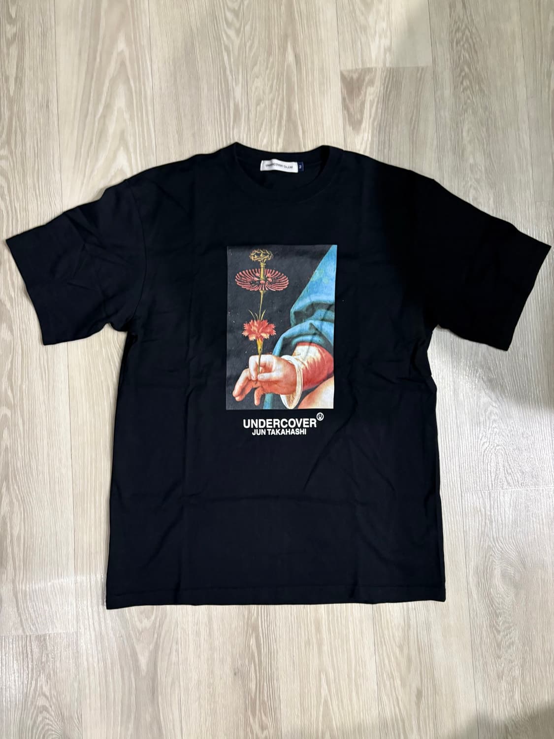 언더커버 24aw 플라워 티셔츠  상품이미지1