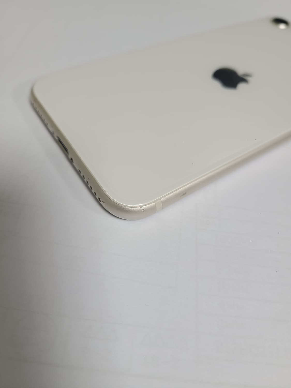 아이폰 se3 화이트 128g 한국판 배터리85 상품이미지9