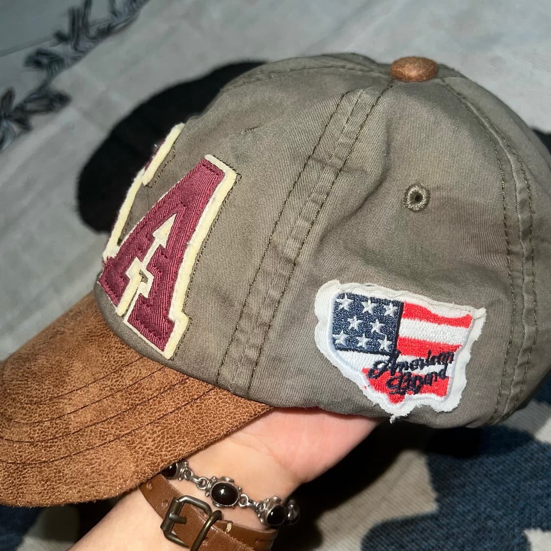 빈티지 USA 자수 볼캡 상품이미지3