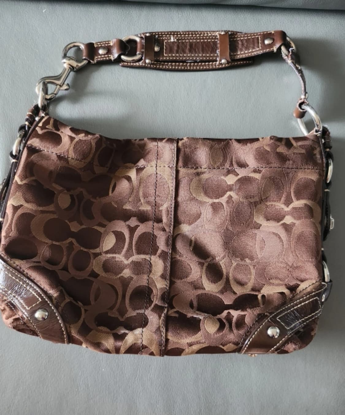 Coach y2k 갸루 코치 초코 브라운 숄더백  상품이미지2