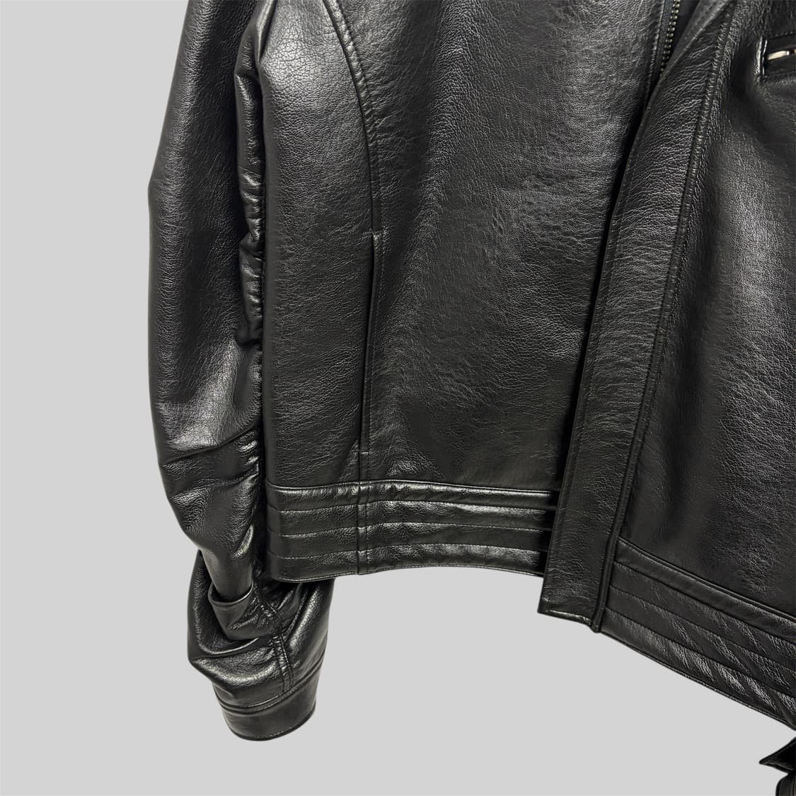 파아카이브 레더 퍼커링 자켓 1 상품이미지3