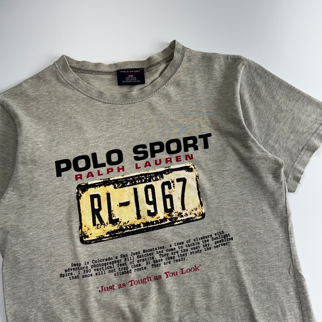 Polo 폴로 스포츠 그런지 그레이 반팔 상품이미지4