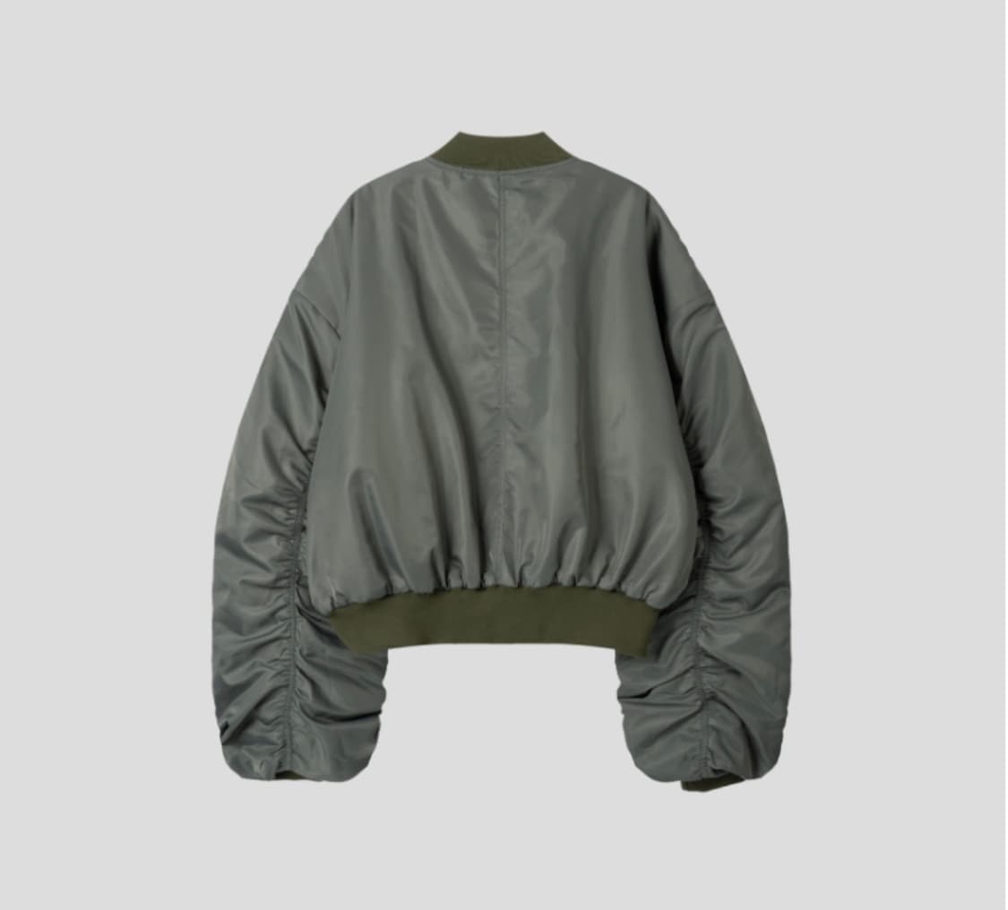 C649 Ma-1 cropp shirring jumper 상품이미지2