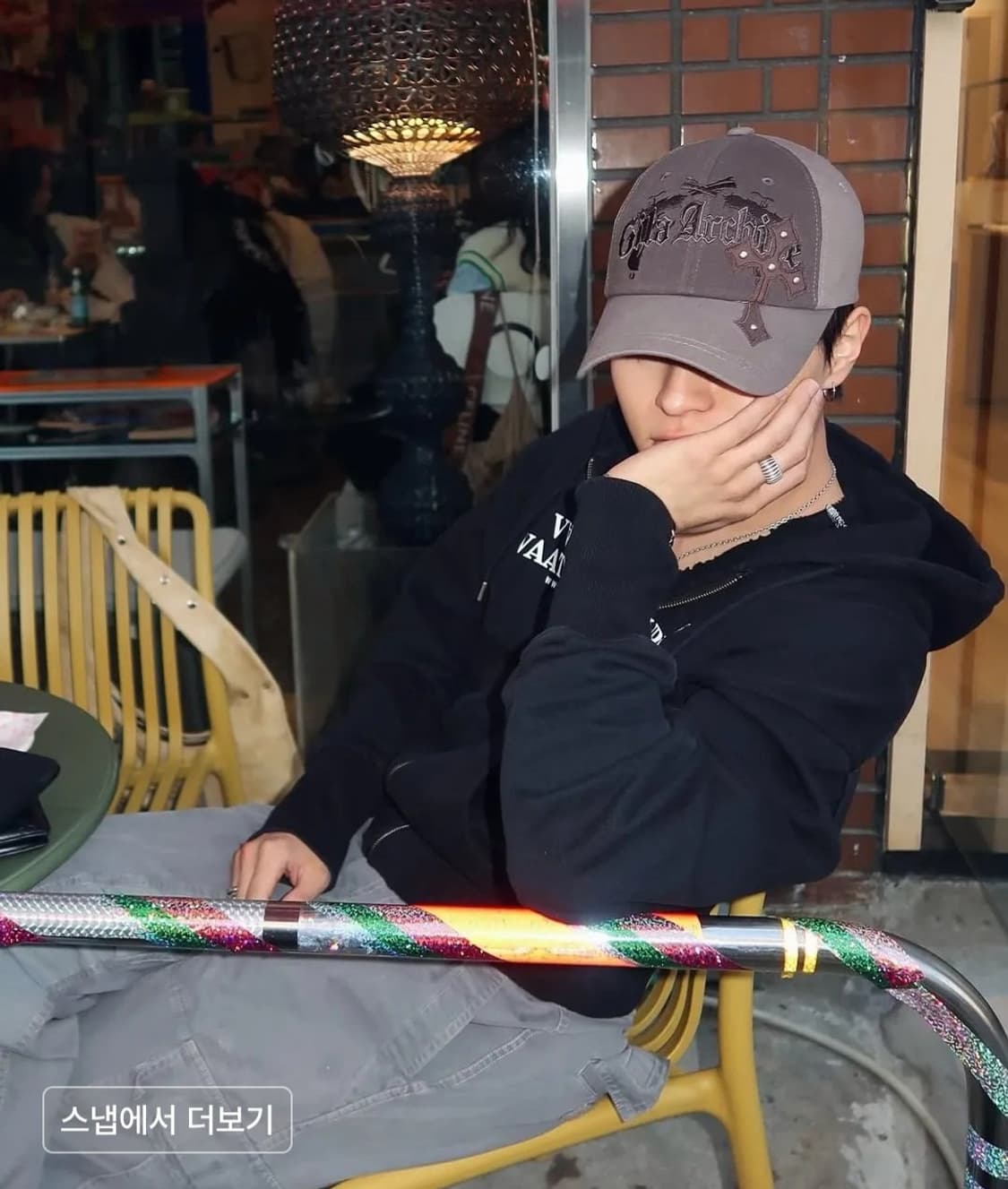 길라아카이브 CROSS PATCHED PISTOL BALLCAP_BR 상품이미지2