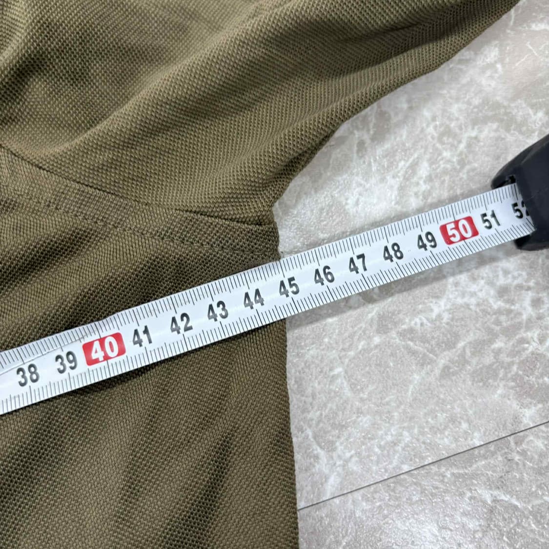 폴로 랄프로렌 니트 옥스포드 걸즈 카키 셔츠(M) 상품이미지8