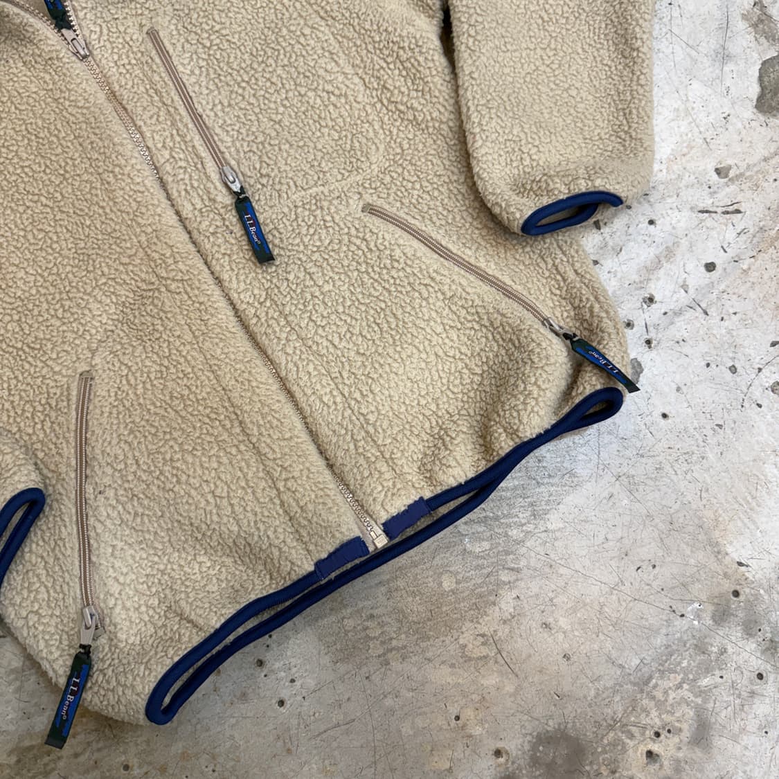 90s 엘엘빈 후리스 집업 상품이미지4