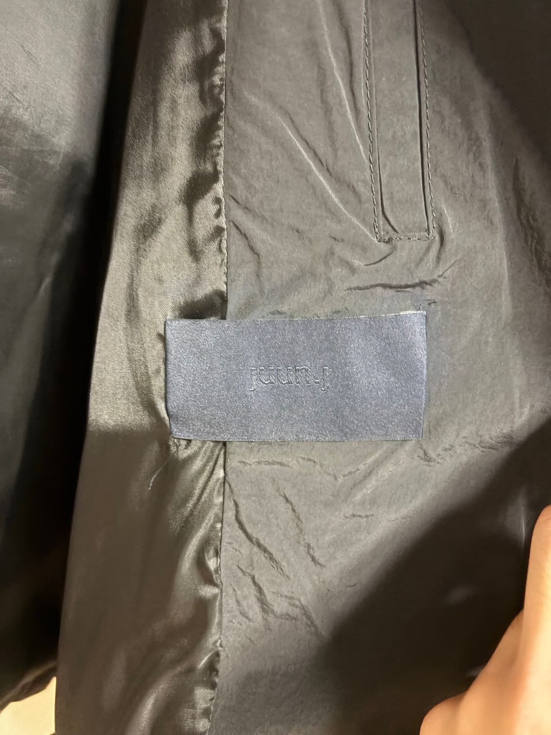 JUUNJ(준지)후드 바람막이 자켓 상품이미지4