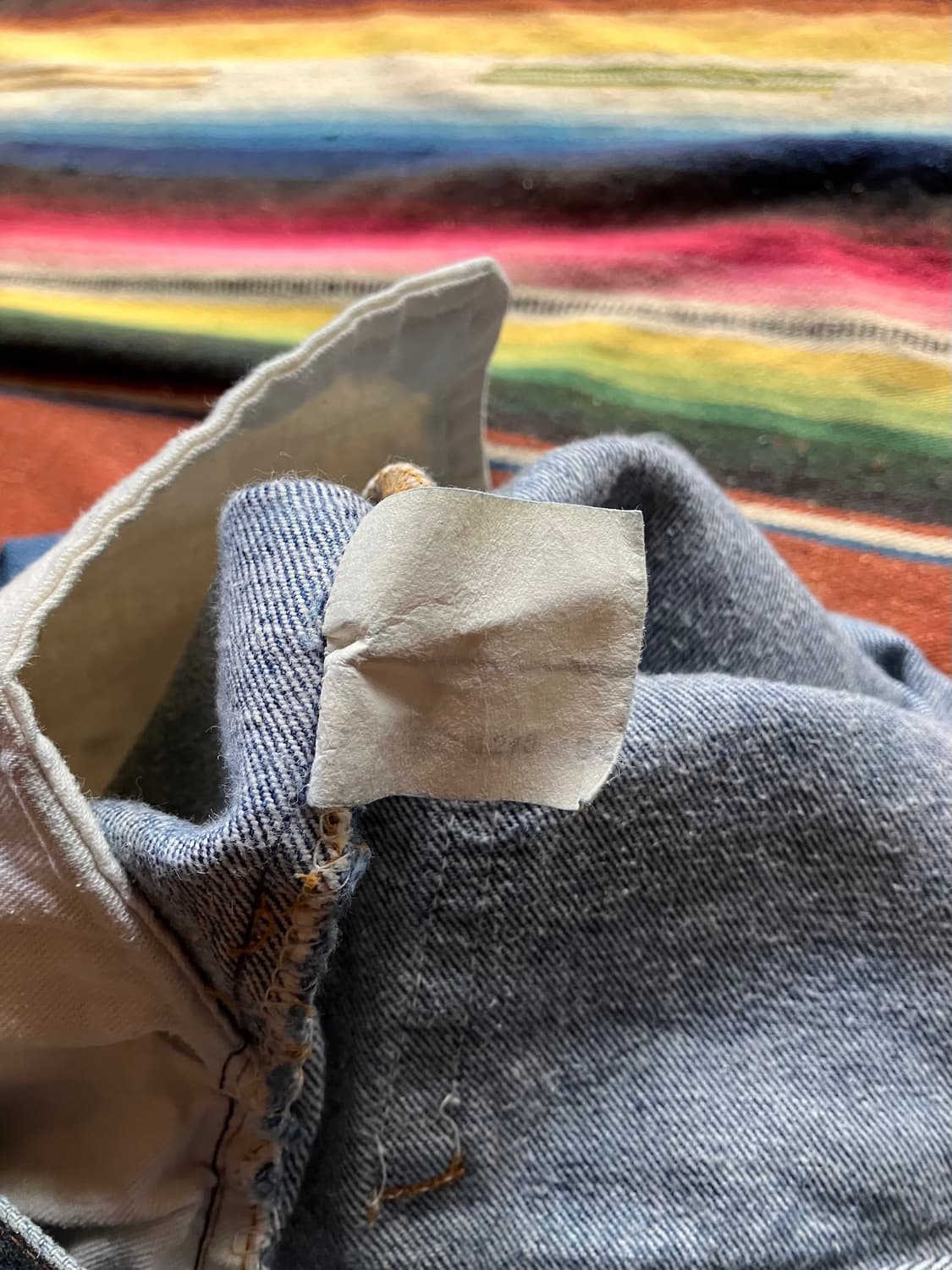 80s USA 빈티지 리바이스 501 데님 팬츠 상품이미지8