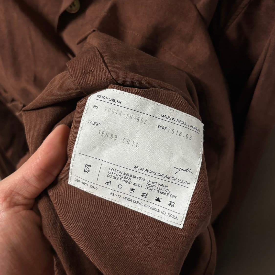 youth pocket shirt 상품이미지4