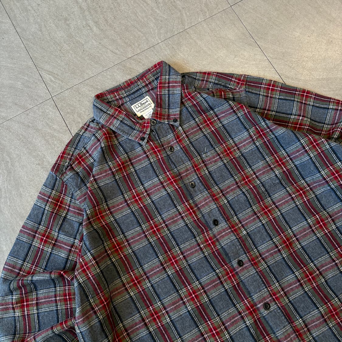 L.L.bean 정품 엘엘빈 플란넬 셔츠 상품이미지2