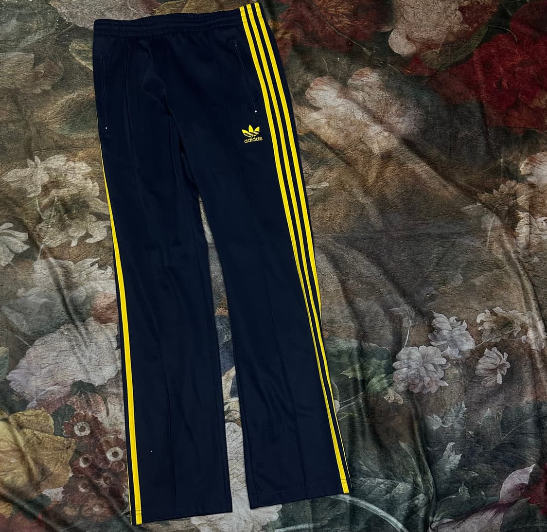 아디다스 유로파 옐로우 삼선 네이비트랙팬츠 100 상품이미지1