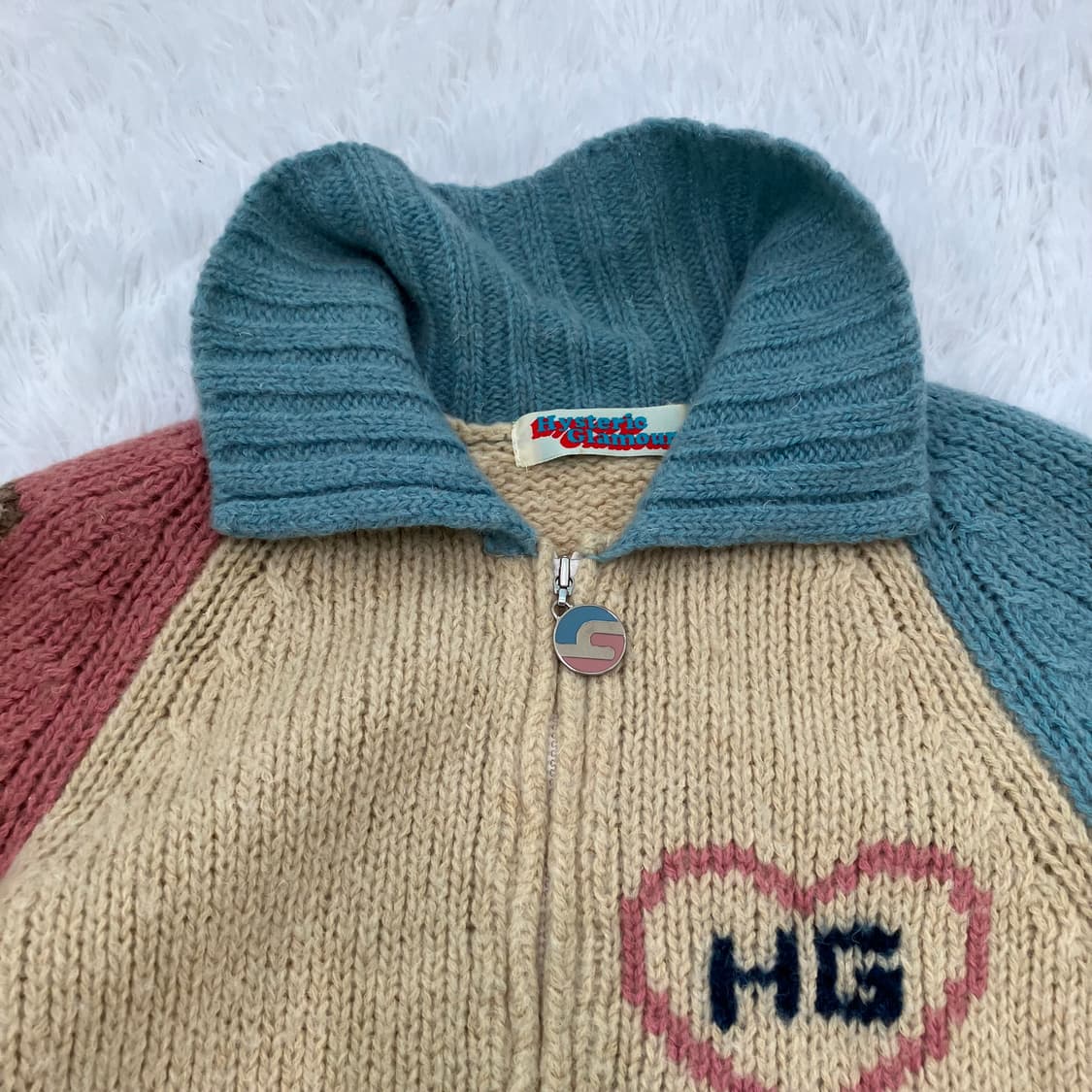 빈티지 히스테리글래머 릴리 니트 집업 코위찬 y2k 스트릿 갸루 펑키 상품이미지8