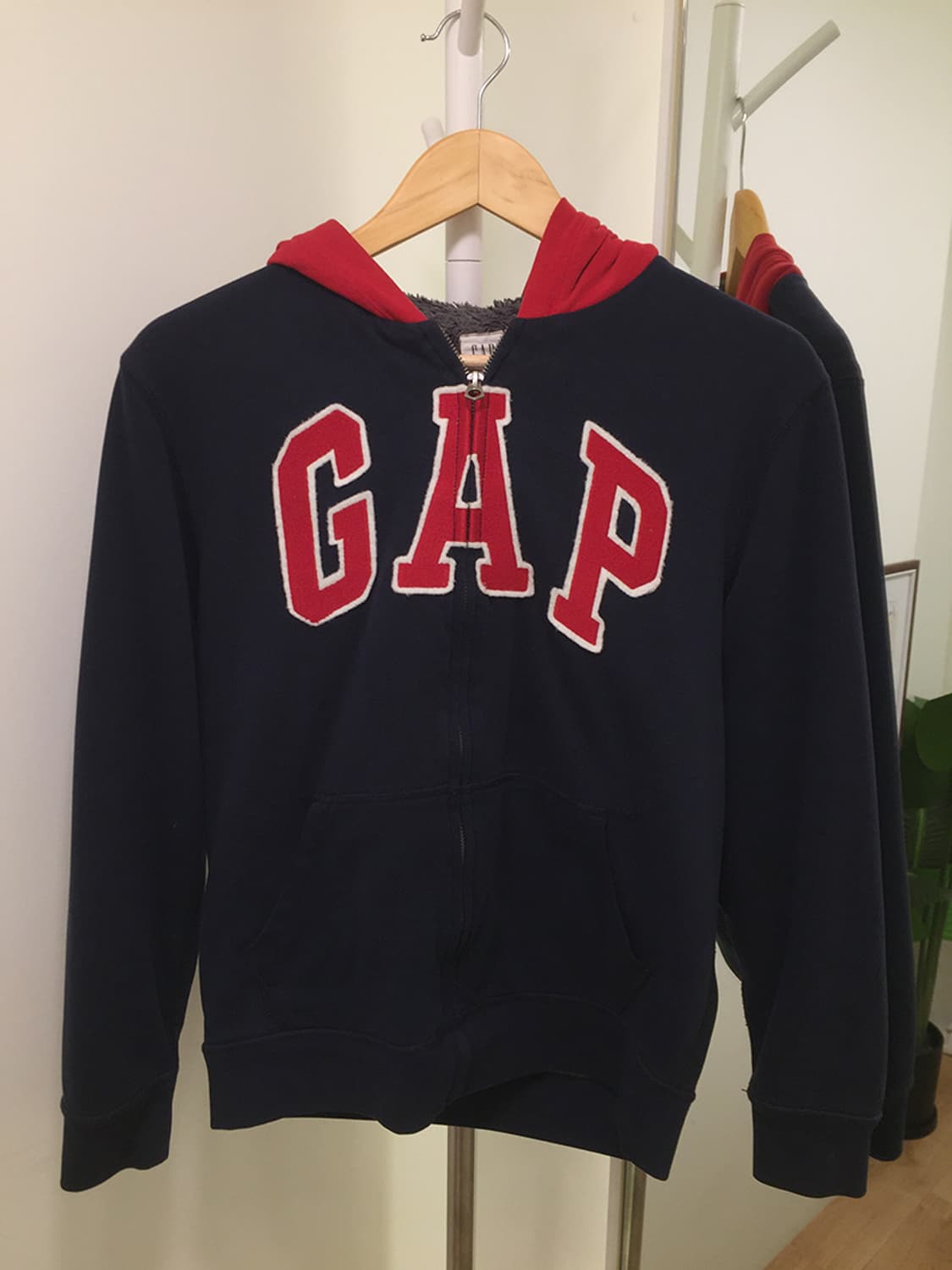 여성 GAP 양털 후드집업 100 상품이미지3