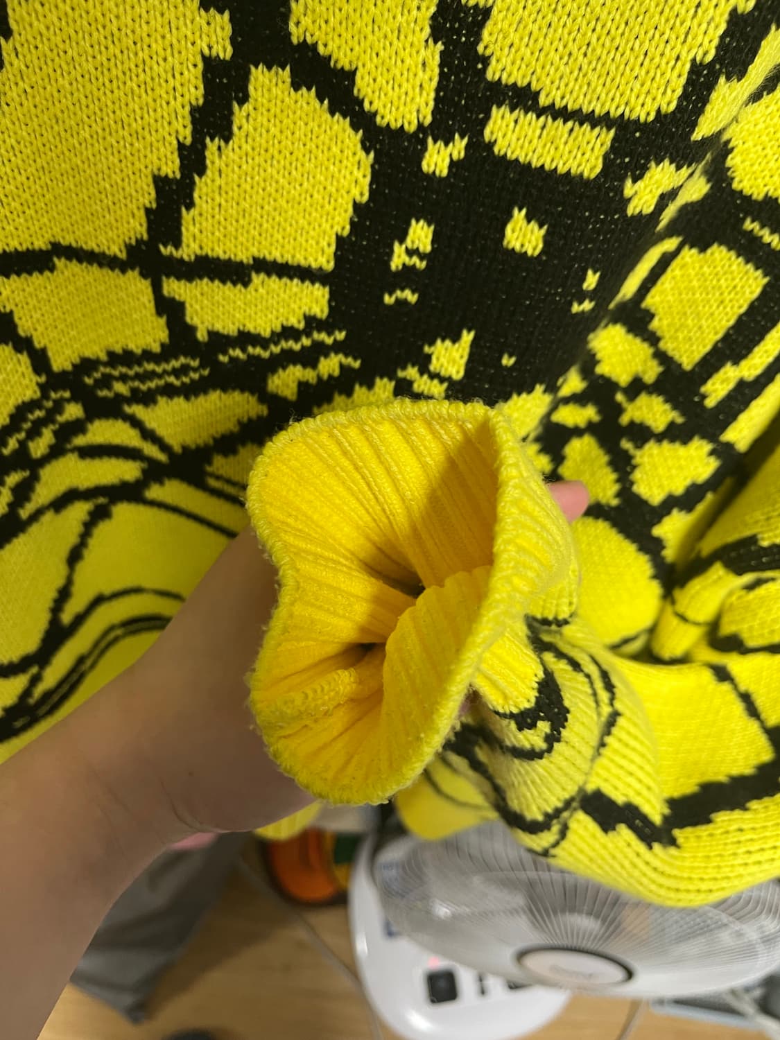 [XL] 페치 선데이 스파이더웹 후드 니트 상품이미지4