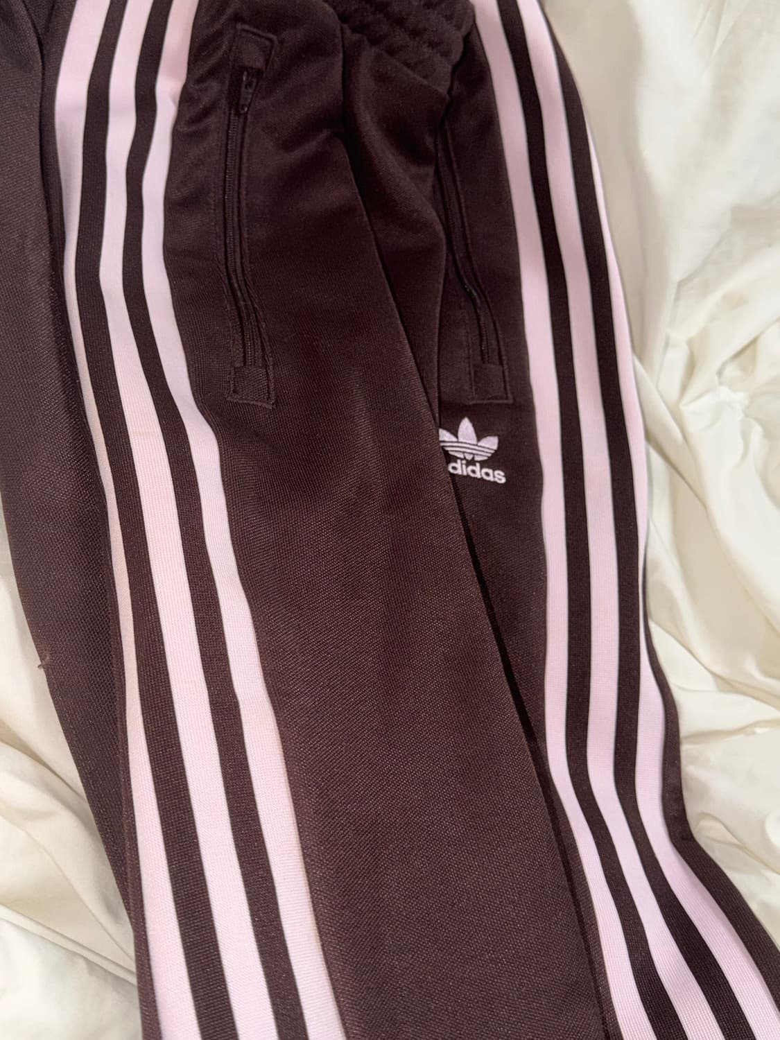 아디다스 베켄바우어 트랙 팬츠 브라운핑크 상품이미지2
