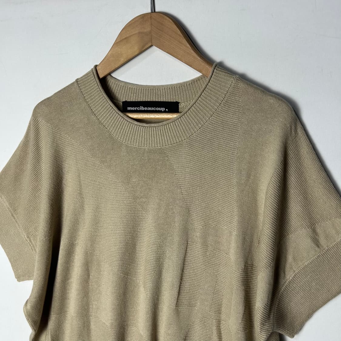 [Mercibeaucoup] 메르시보꾸 린넨 반팔 니트 상품이미지2