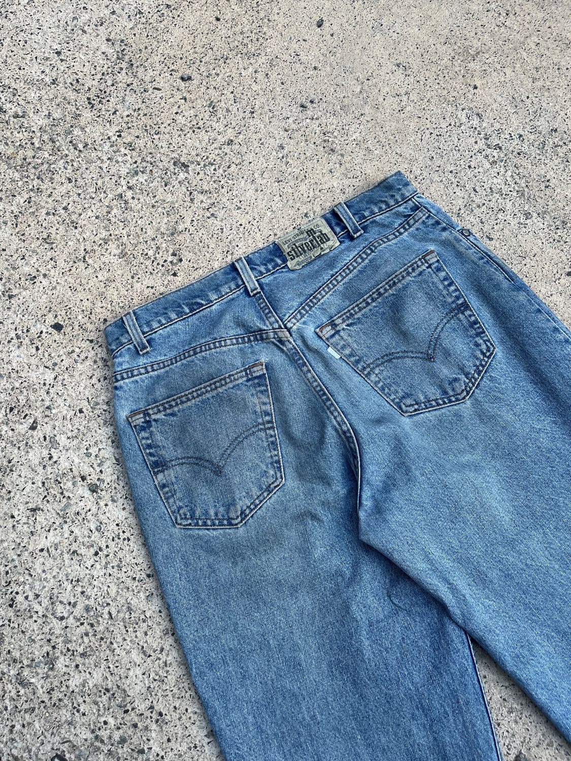 90s USA made Levi's Silver Tab 연청 상품이미지1