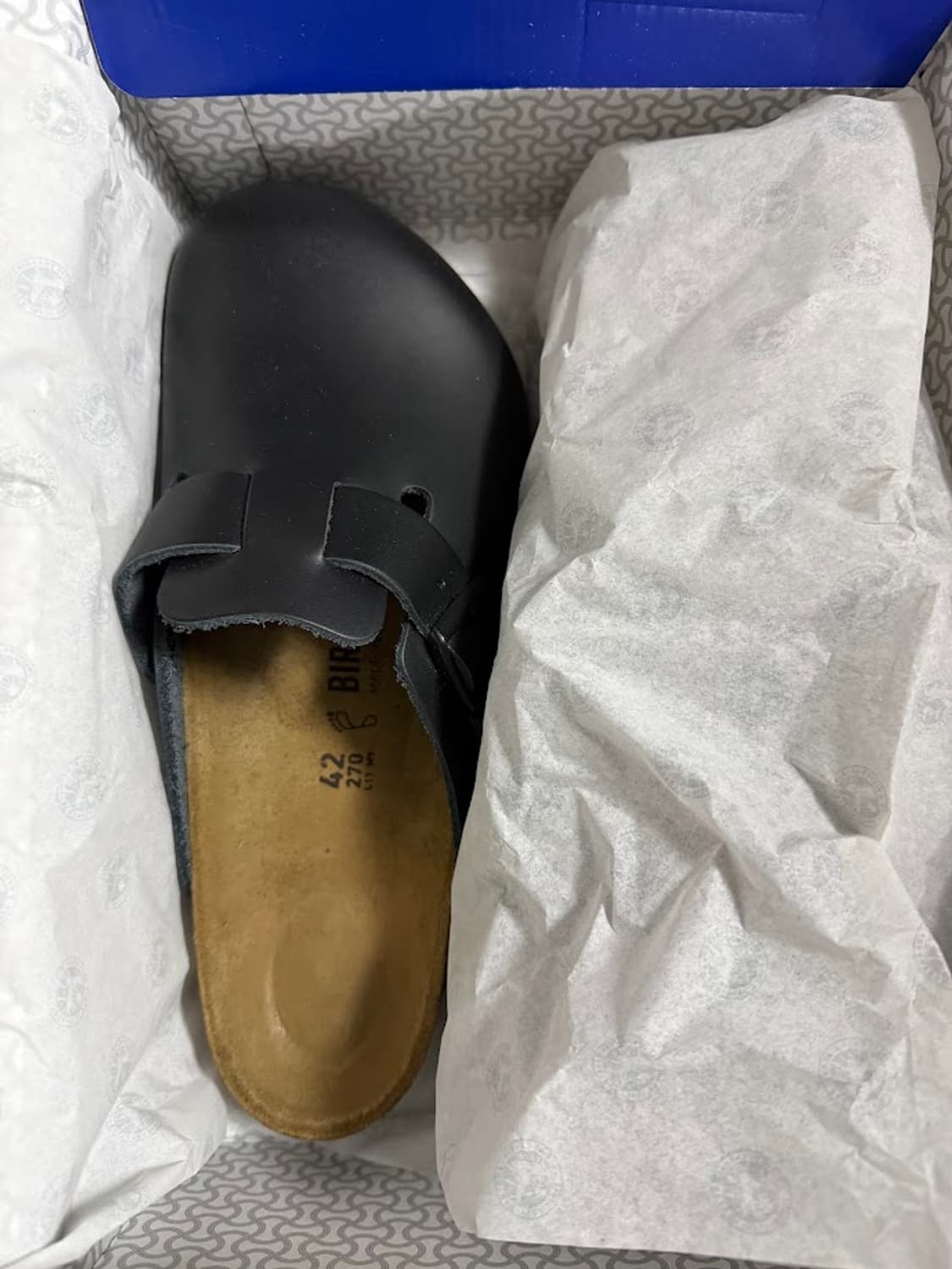 버켄스탁 보스턴 레더 블랙 상품이미지2