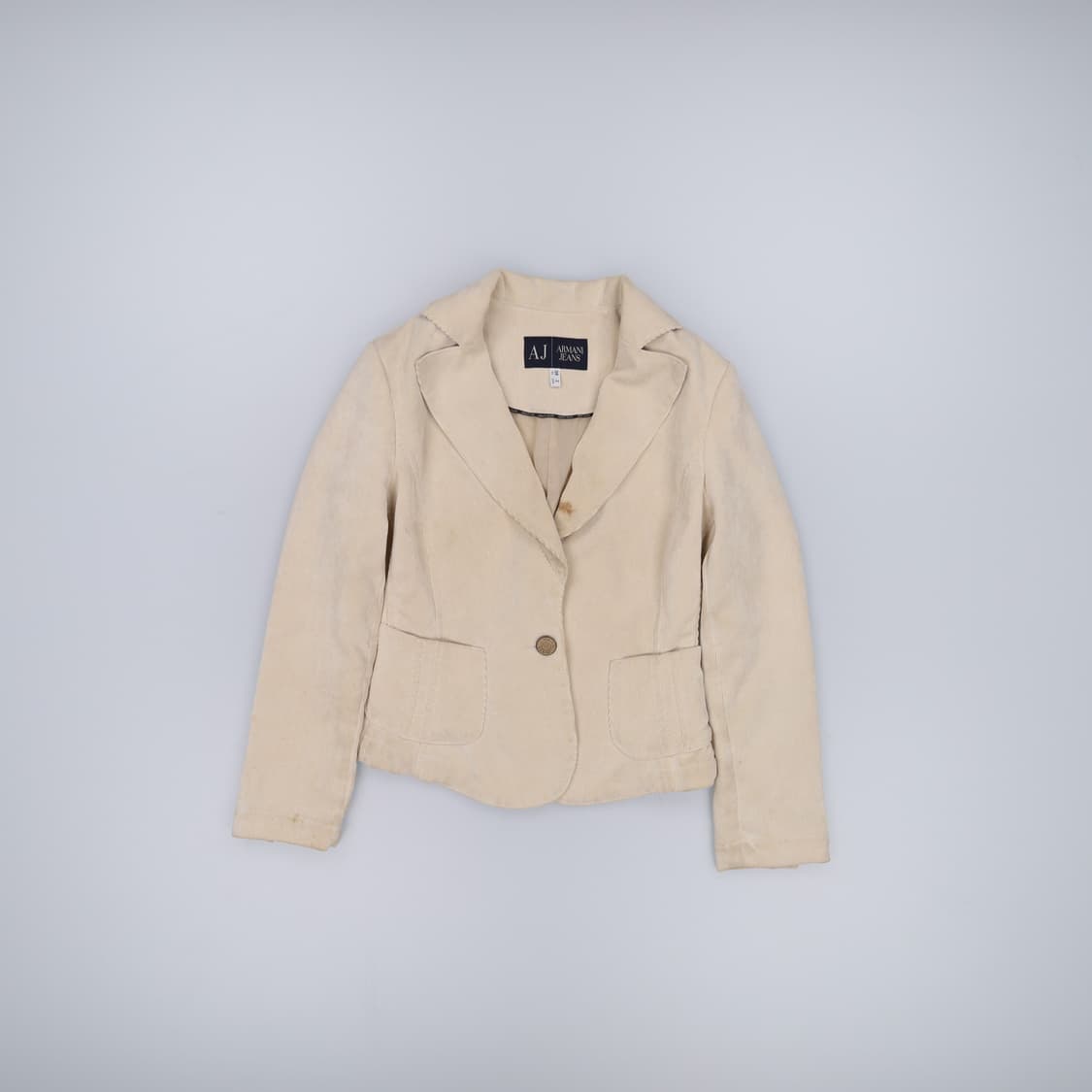 [EU 38] 아르마니 진 여성 코듀로이 숏자켓 0116H1 상품이미지1