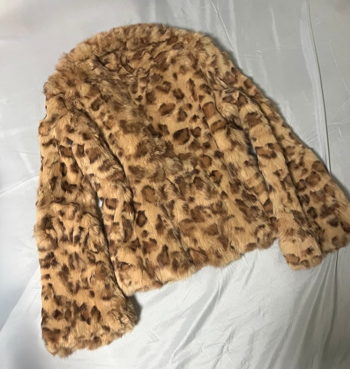 ✨Vintage leopard real rabbit fur 갸루 호피✨ 상품이미지3