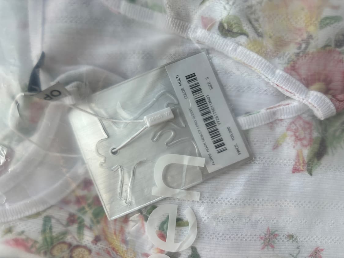 오픈yy 플로럴 헨리넥 S 상품이미지3