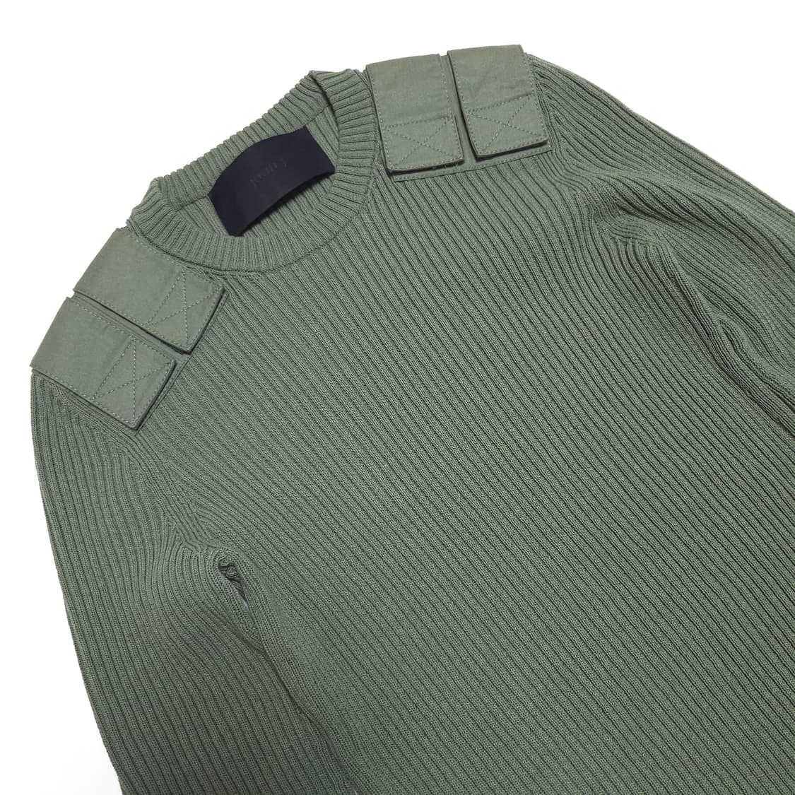 준지 juun j 우먼 숄더 패치 골지 니트 상품이미지4