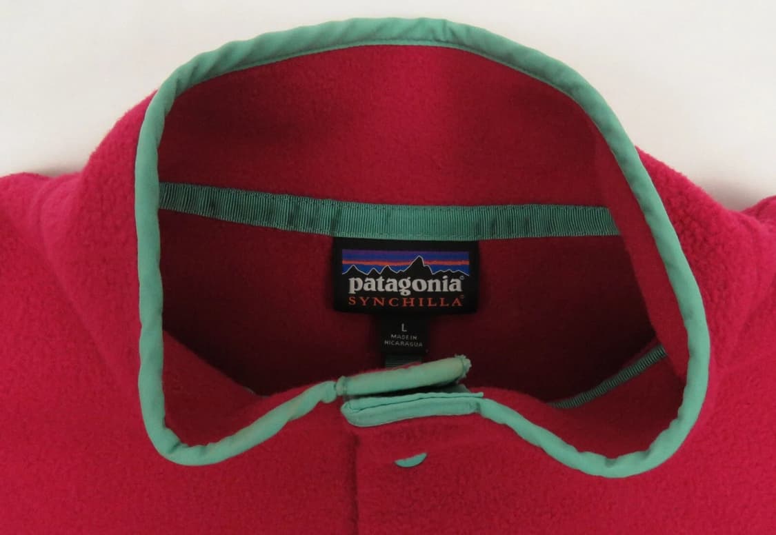 10s 파타고니아 우먼스 신칠라 스냅-T 핫핑크/민트 상품이미지3