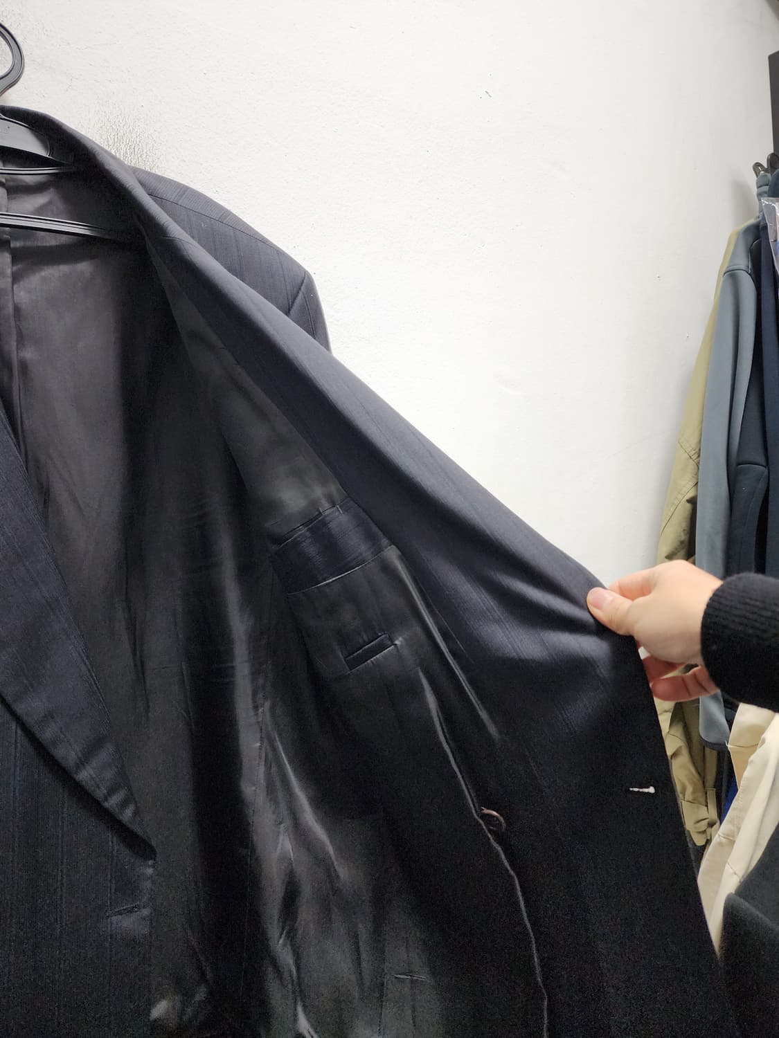 HUGOBOSS 휴고보스 버진울 빈티지 더블 블레이저 상품이미지7