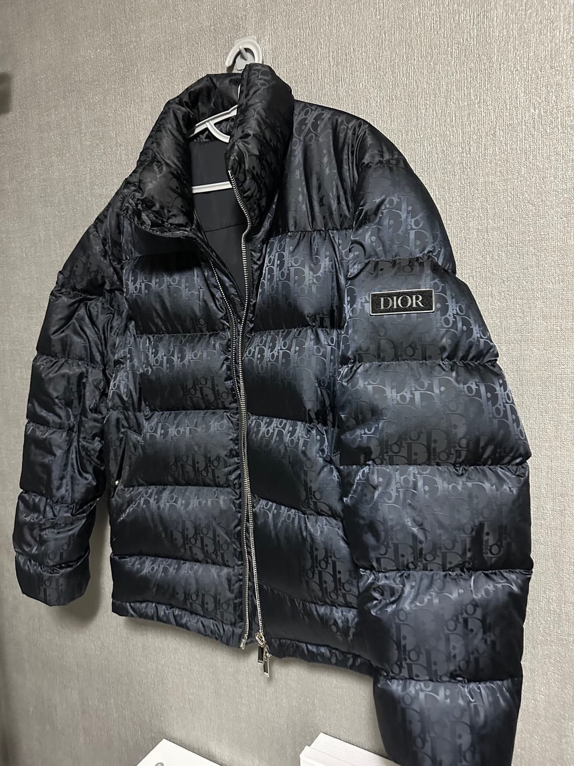 [52] 디올 오블리크 패딩 네이비 상품이미지1