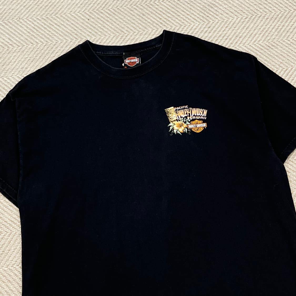  USA 할리데이비슨 하와이 프린팅 반팔티 r3111   상품이미지3