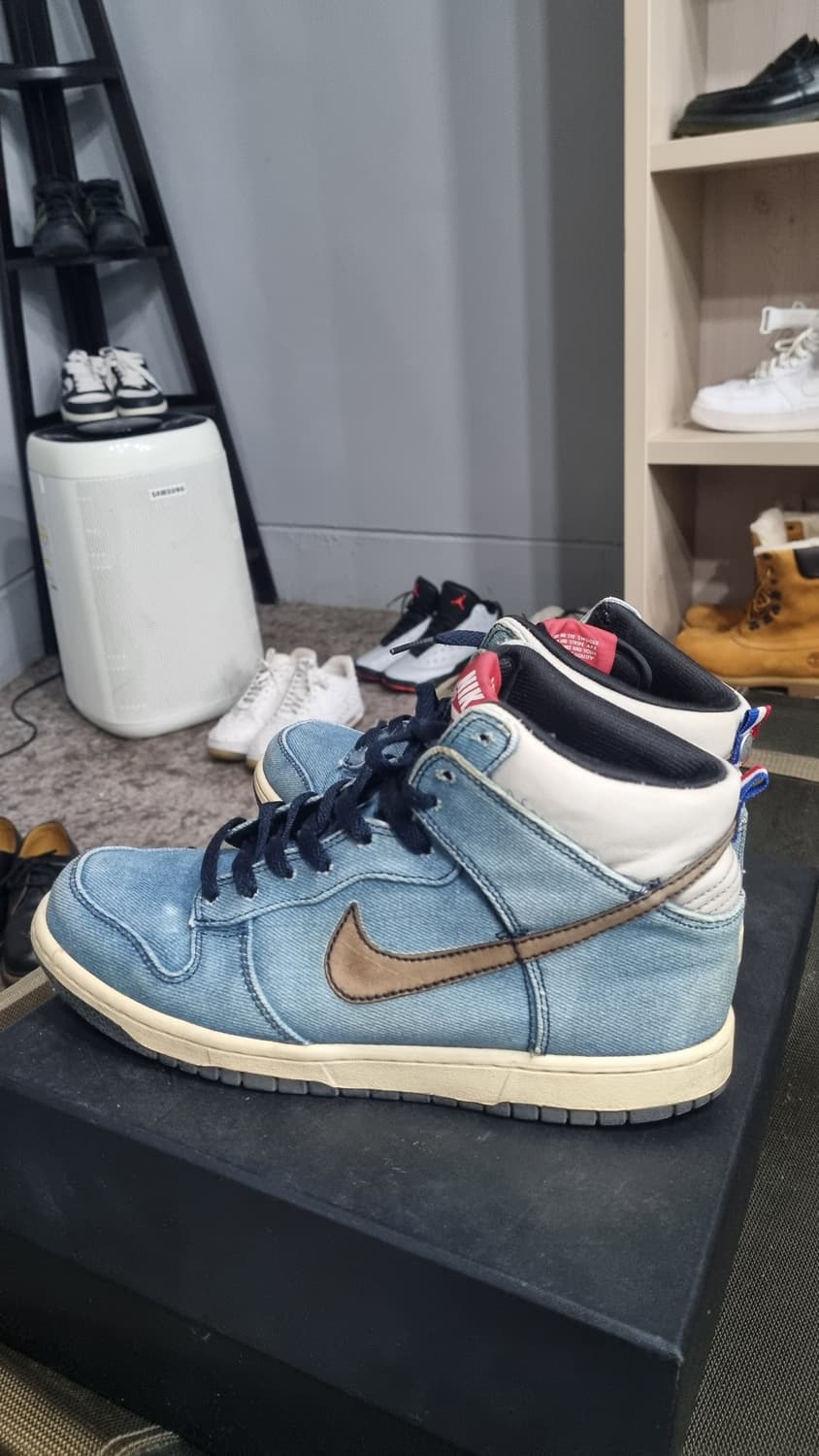 덩크(nike) 데님 농구화 (uk7.5) 국내 260적당 상품이미지2