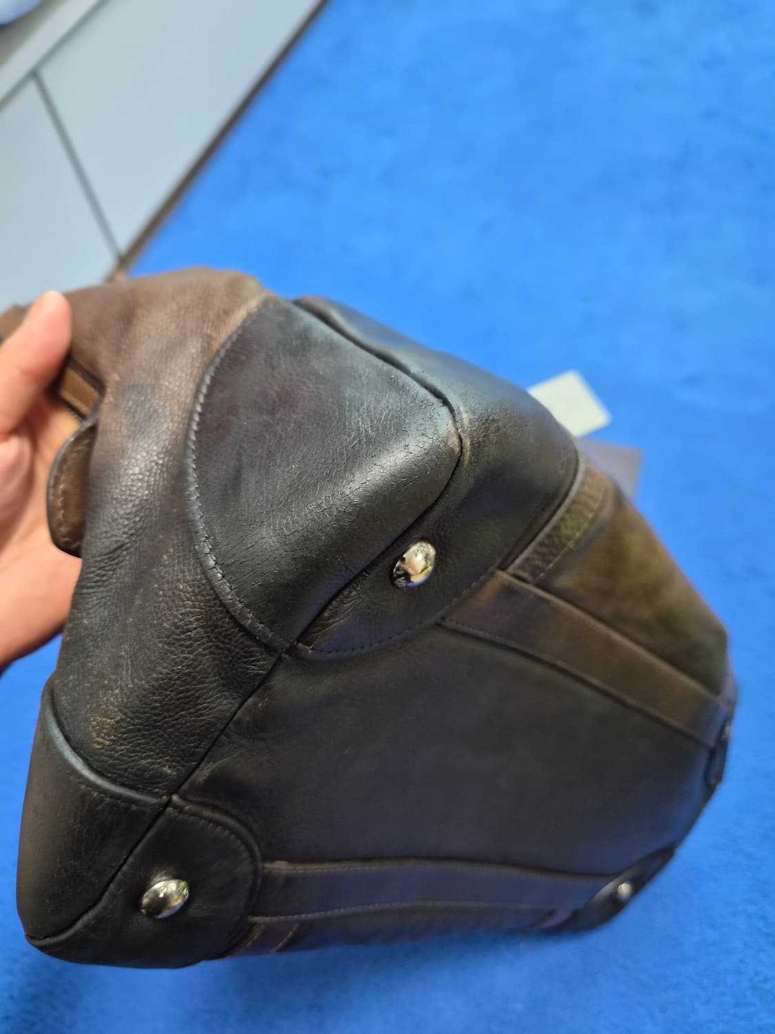 빈티지 프라다 브라운 토트/더플백 상품이미지6