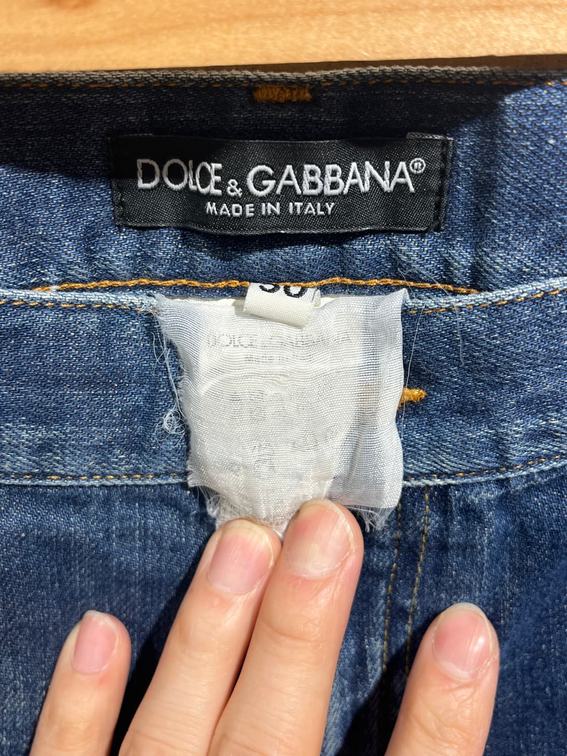 돌체앤 가바나 워싱 데님 팬츠 상품이미지8