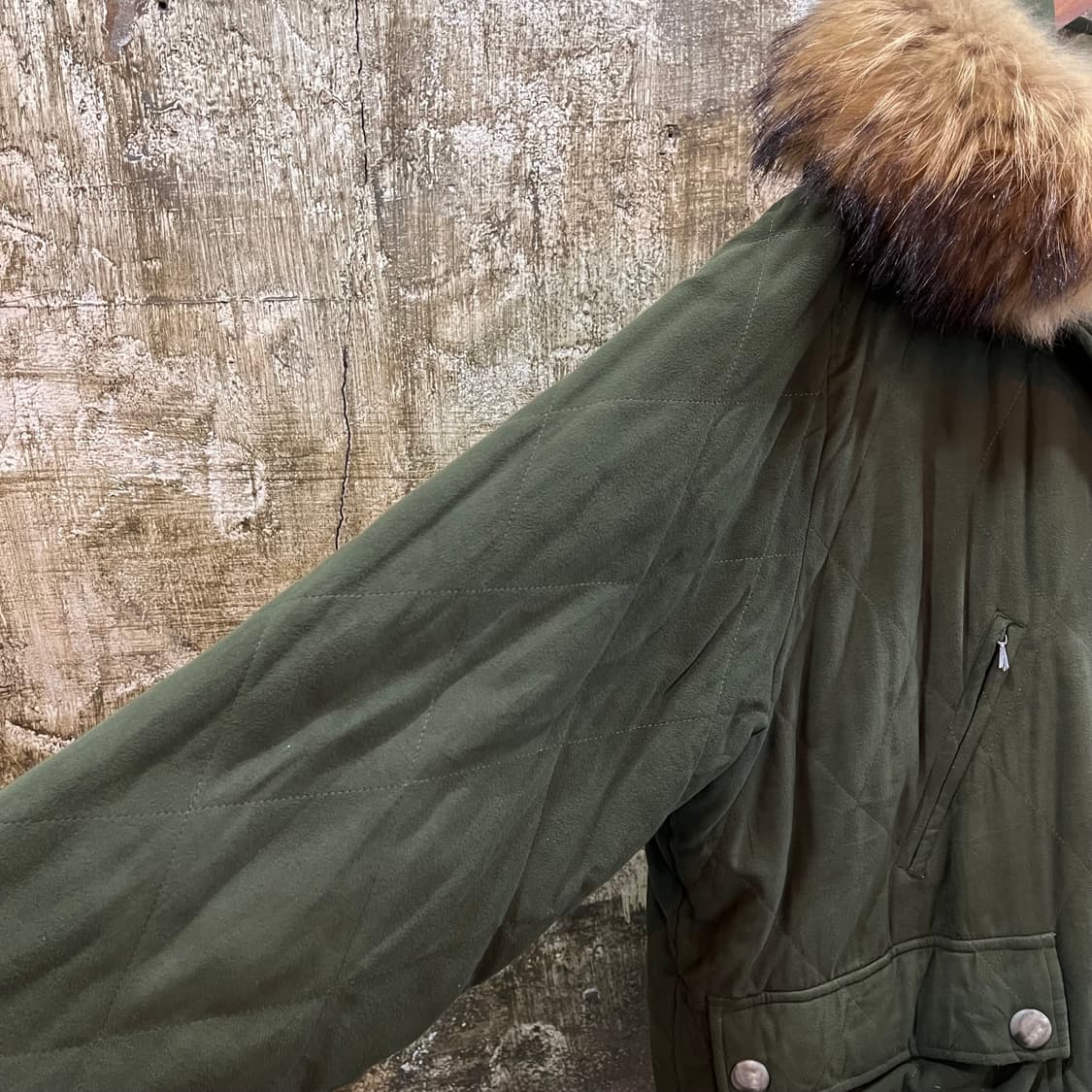 막스마라 위캔드라인 퍼 후드 퀄팅 코트 상품이미지5