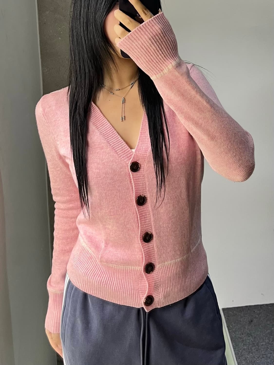 가니 울 니트 가디건 상품이미지1